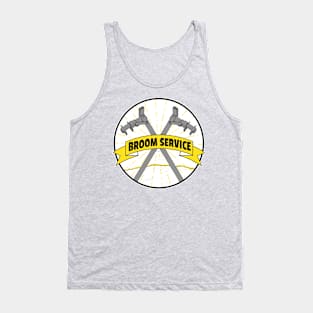 Broom Service Simple Grey Tank Top